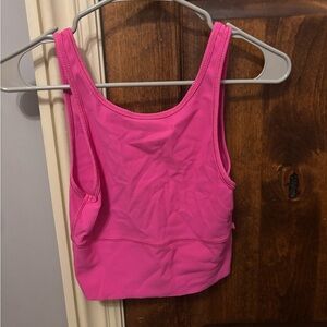 Lululemon power pivot ribbed tank - sonic pink